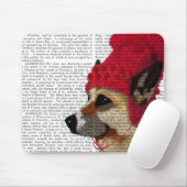 Hund in Ski Sweater 2 Mousepad (Mit Mouse)