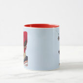 Hund in Ski Sweater Tasse (Zentrum)