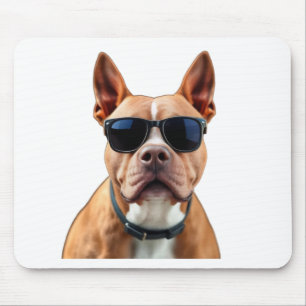 Hund in Sonnenbrille Mousepad