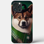 Hund in St. Patrick's Day Dress Case-Mate iPhone Hülle (Rückseite)