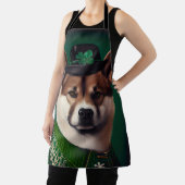 Hund in St. Patrick's Day Dress Schürze (InSitu)