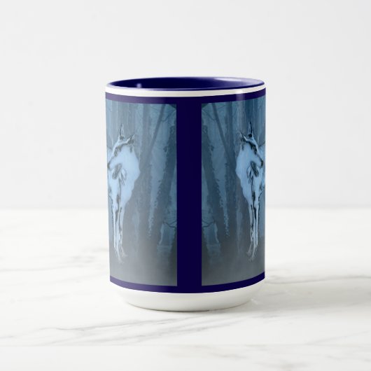 Hund in Wäldern Tasse (Zentrum)