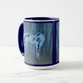 Hund in Wäldern Tasse (Vorderseite Links)