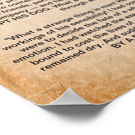 Hund Inspiriere Napoleon nach der Schlacht von Bas Poster (Ecke)