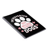 Hund Introvertiert, Aber Bereit Über Hunde Zu Disk Notizblock (Rechte Seite)