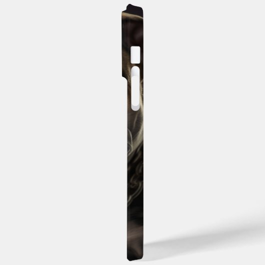 Hund - iPhone Case - Bulldog (Rückseite / Links)