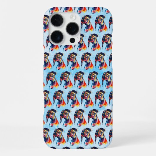 Hund iPhone Hülle (Rückseite)