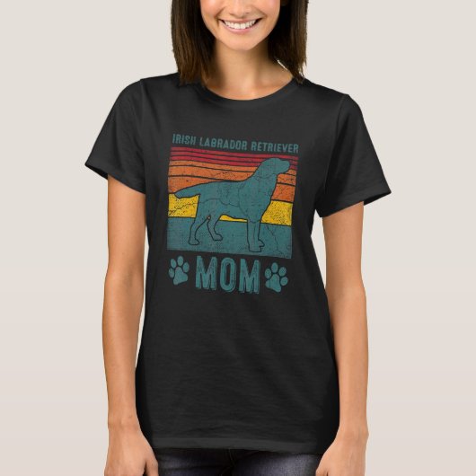 Hund Irischer Labrador Retriever Mutter T-Shirt (Vorderseite)