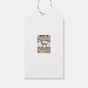 Hund ist Familie Vintage Retriever Typografie Desi Geschenkanhänger