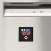 Hund ist klüger als Ihr Präsident Trump Funny Ant Magnet (In Situ (Geschirrspüler))