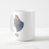 Hund ist mein bester Freund Hund Lover, Hund Vater Kaffeetasse (Vorderseite Links)