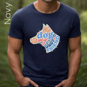 Hund ist mein bester Freund Hund Lover Hund Vater T-Shirt