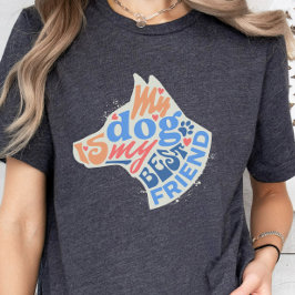 Hund ist mein bester Freund Hund Lover Hund Vater  T-Shirt