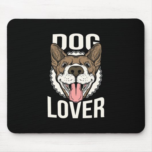 Hund ist mein bester Freund Mousepad (Vorne)