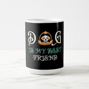 HUND IST MEIN BESTER FREUNDHUNDLIEBER. KAFFEETASSE