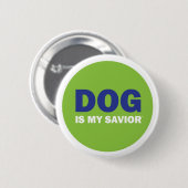 HUND ist mein Retter KNOPF Button (Vorne & Hinten)