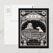 Hund ist mein Zeuge Postkarte (Vorne/Hinten)