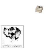 Hund ist Soul der Jagd Gummistempel (Stempel)