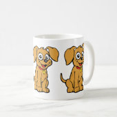 Hund ist verwirrt Kaffee Kaffeetasse (VorderseiteRechts)