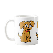 Hund ist verwirrt Kaffee