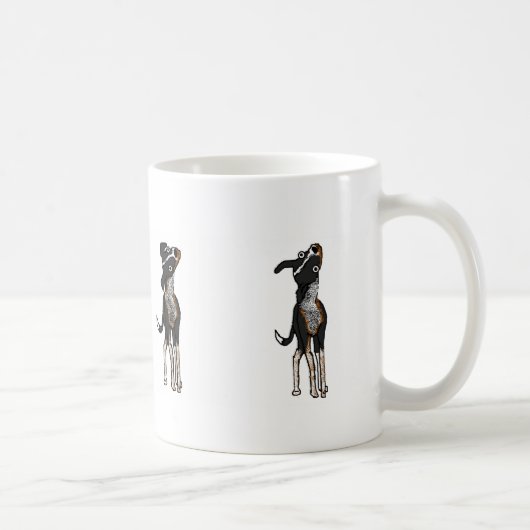 Hund ist verwirrt kaffeetasse (Rechts)