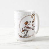 Hund ist verwirrte Kaffee-Tasse Kaffeetasse (VorderseiteRechts)