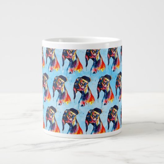 Hund Jumbo-Tasse (Vorderseite)