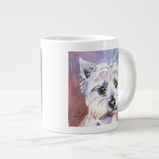 Hund Jumbo-Tasse (Vorderseite Rechts)