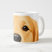 Hund Jumbo-Tasse (Vorderseite Rechts)