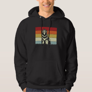 Hund Jungen Mädchen Vintage Neufundländer Retro Hoodie