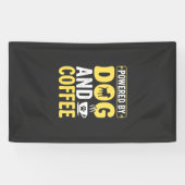 Hund Kaffee Liebhaber Powered By Design Banner (Horizontal)