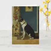 Hund Karte (Gelbe Blume)