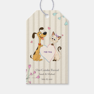 Hund & Katze Geschlechtsenthüllung   Geschenkanhänger