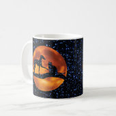 Hund, Katze, Mond Kaffeetasse (Vorderseite Links)