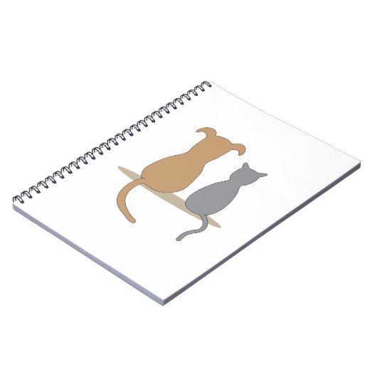 Hund & Katze Notizblock (Linke Seite)