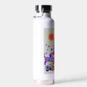 Hund, Katze, Obst und Blume Trinkflasche (Rechts)