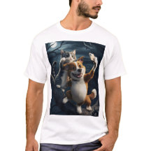 Hund, Katze und Selfie.