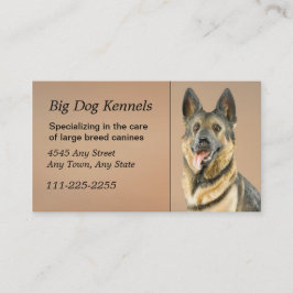 Hund Kennel German Shepherd Business Card Visitenkarte