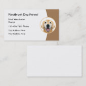 Hund Kennel Modern Business Cards Visitenkarte (Vorne/Hinten)