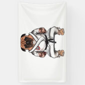 Hund kennt Karate Banner (Vertikal)