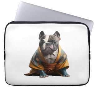 Hund kennt Karate Laptopschutzhülle