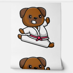 Hund kennt Karate Tapete