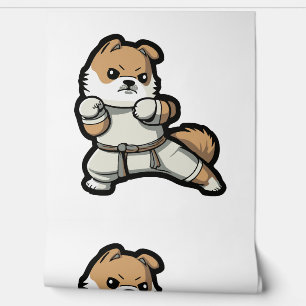 Hund kennt Karate Tapete