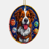 Hund Keramik Ornament (Rechts)