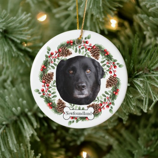 Hund Keramik Ornament (Baum)