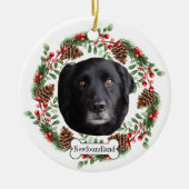 Hund Keramik Ornament (Vorne)
