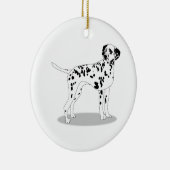 Hund Keramik Ornament (Rechts)