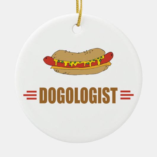 Hund Keramikornament (Vorne)