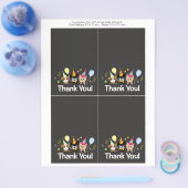 Hund, Kindergeburtstag Party Danke Karte (Einzeln)