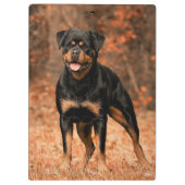 Hund Klemmbrett (Rückseite)